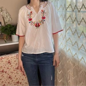 Bella Swan Inspired Embroidered Blouse